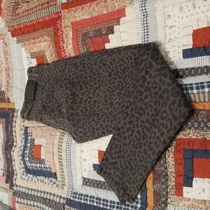Luckybrand leopard skinny jean